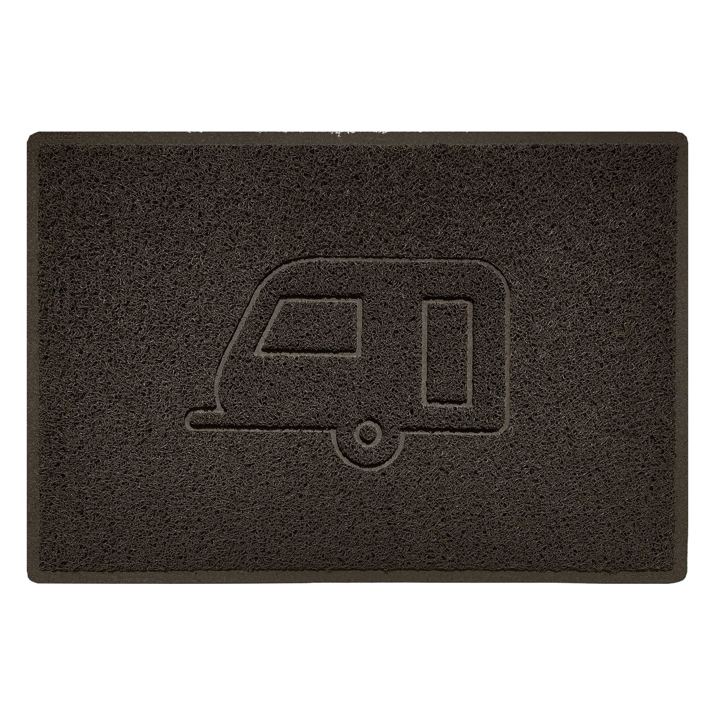 "Caravan" Grey Spaghetti Door Mat - plants - express.com