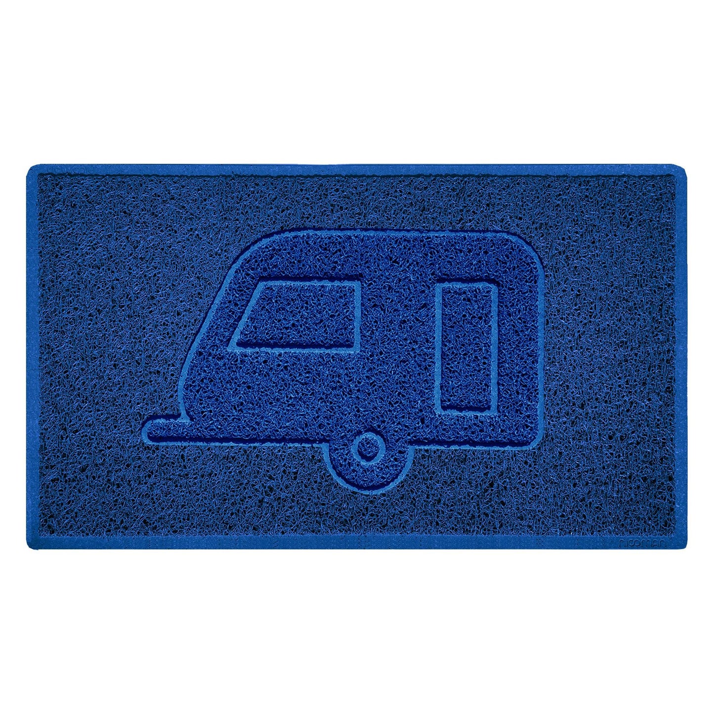 "Caravan" Grey Spaghetti Door Mat - plants - express.com
