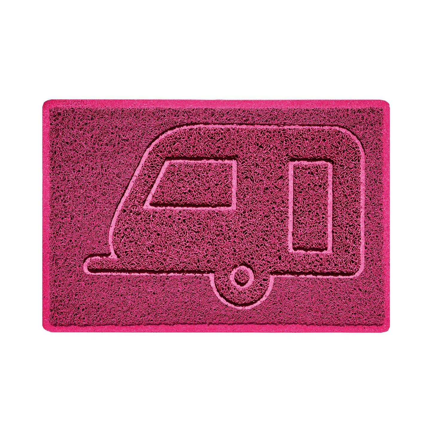 "Caravan" Grey Spaghetti Door Mat - plants - express.com