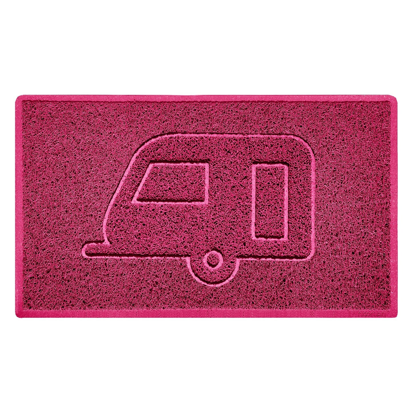 "Caravan" Grey Spaghetti Door Mat - plants - express.com