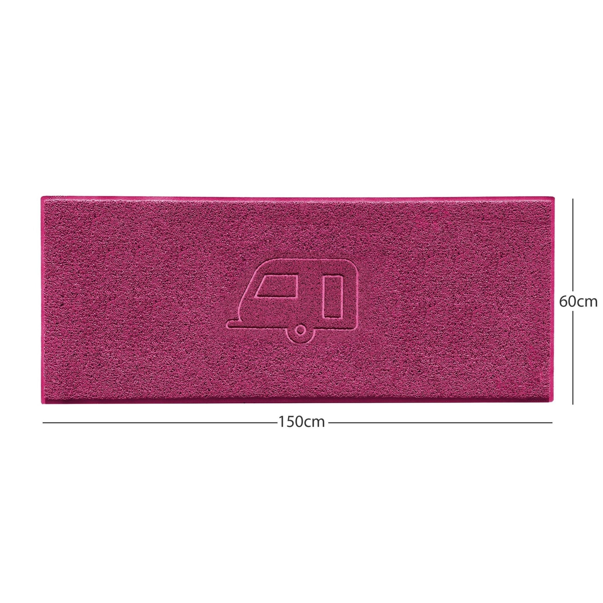 "Caravan" Grey Spaghetti Door Mat - plants - express.com