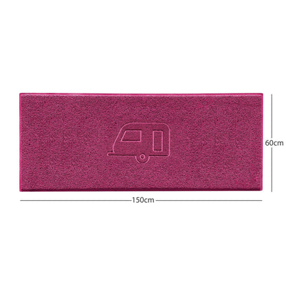 "Caravan" Grey Spaghetti Door Mat - plants - express.com