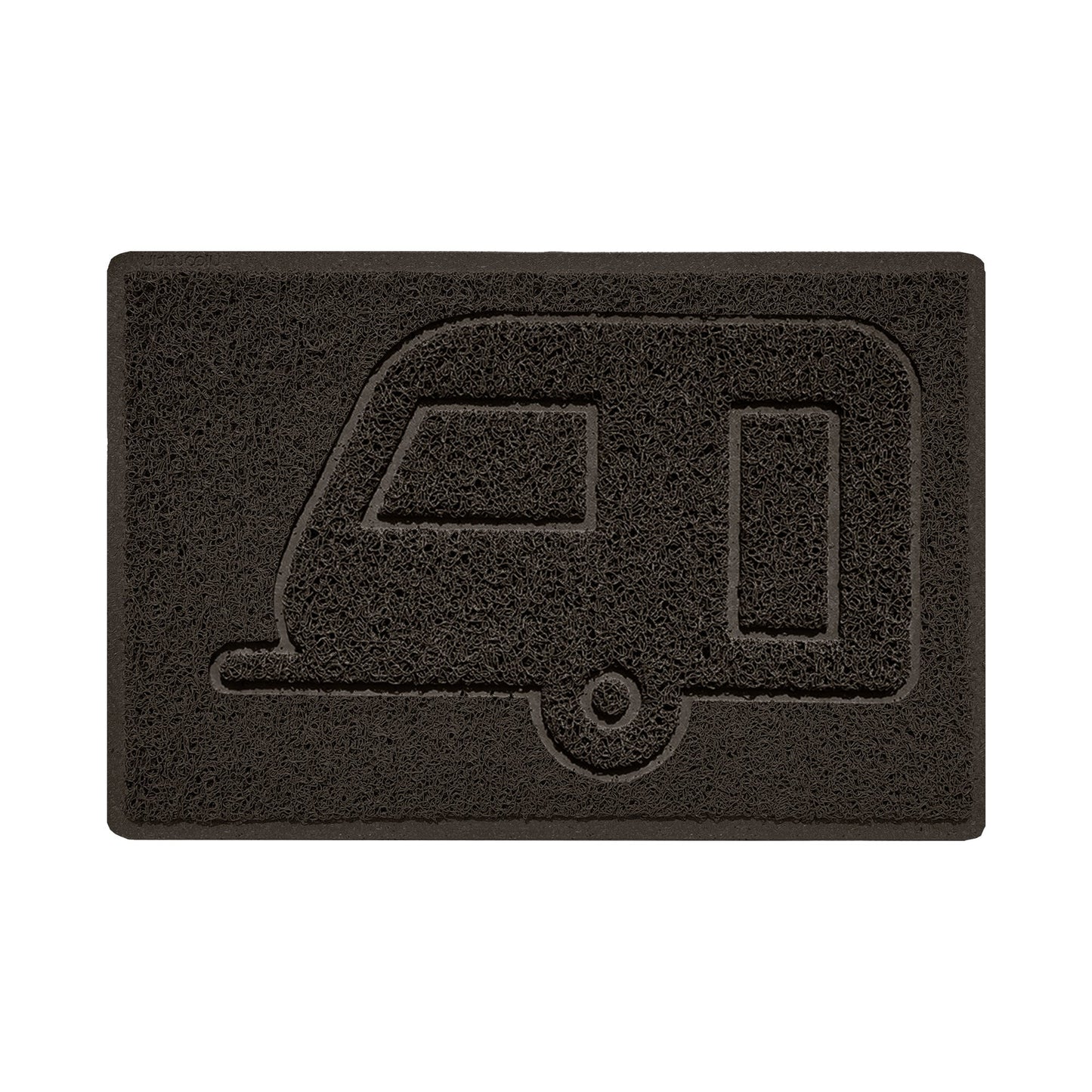 "Caravan" Grey Spaghetti Door Mat - plants - express.com