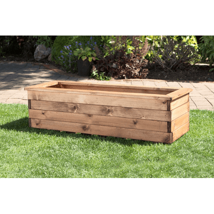 Charles Taylor Extra Large Premium Wooden Trough - Elegant Outdoor Design - plants - express.com