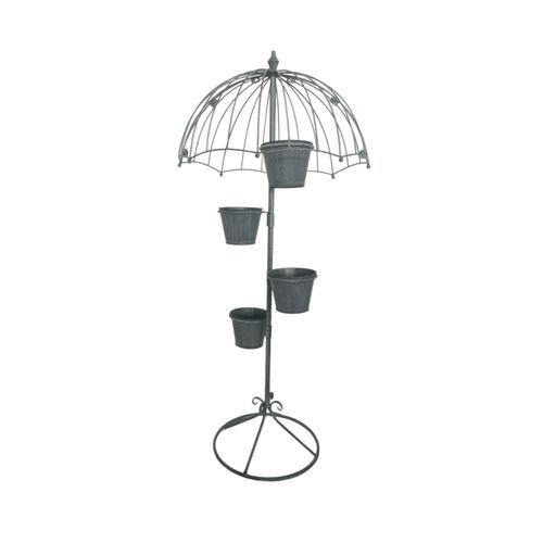 Charming 130CM Grey Metal Garden Planter for Stylish Outdoor Decor - plants - express.com