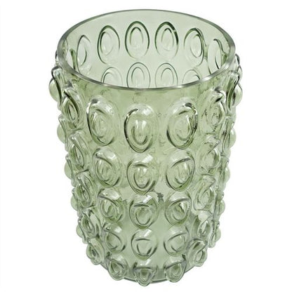 Charming 30cm Green Retro Bubble Vase for Elegant Floral Displays - plants - express.com
