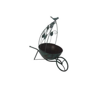 Charming 36CM Green Metal Planter - Add Quirky Style to Your Garden! - plants - express.com
