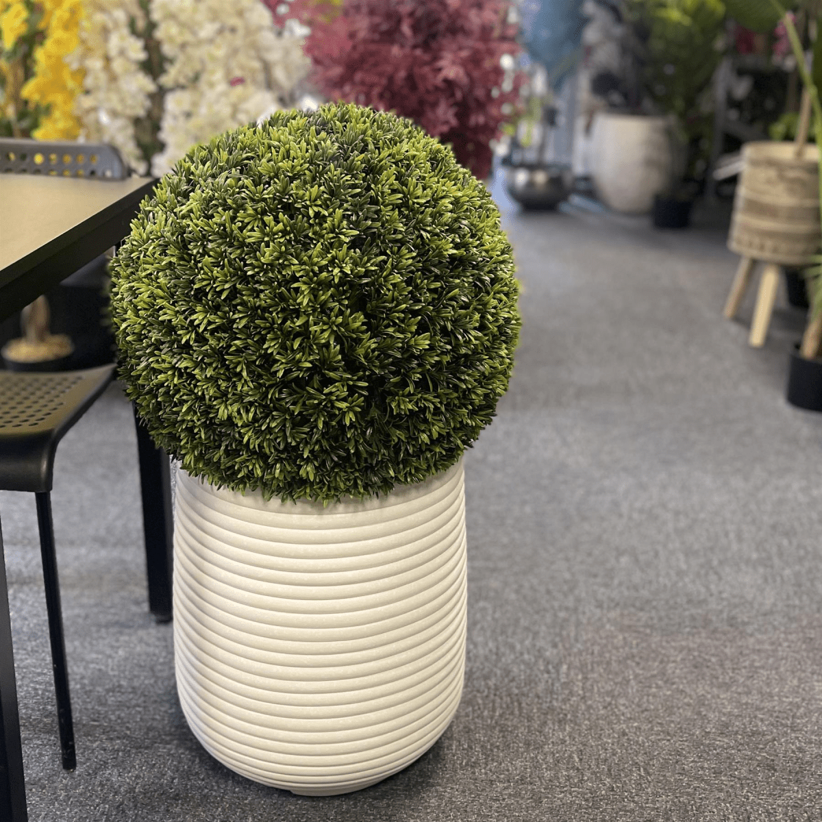 Charming 45cm Artificial Thyme Topiary Ball - Perfect for Any Space! - plants - express.com