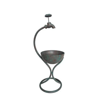 Charming 57CM Green Metal Planter – Perfect for Your Garden Oasis! - plants - express.com