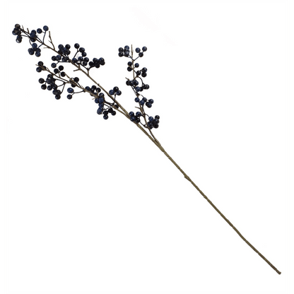 Charming 70cm Blue Christmas Berry Spray - Perfect for Festive Decor! - plants - express.com