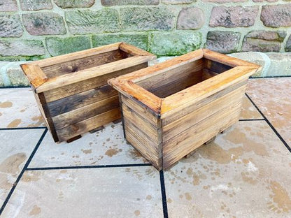 Classic Wooden Trough - Stylish, Durable, & Sustainably Made - plants - express.com
