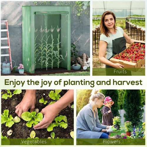 Compact Greenhouse Cover with Zipper Door - Perfect for Small Outdoor Spaces! - plants - express.com