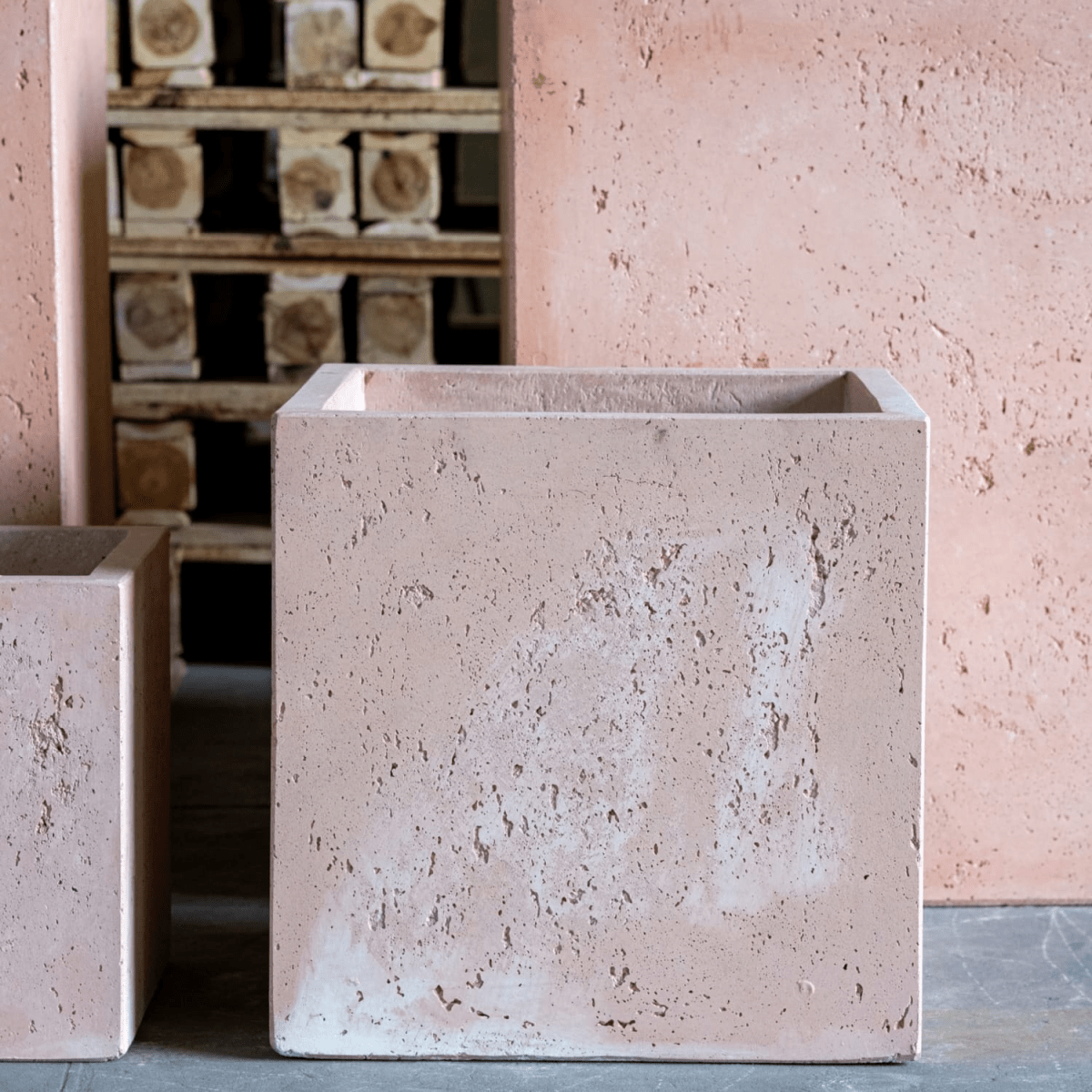 Cubrosa Blushstone 100cm XXL Concrete Planter - Ultimate Bold Statement Piece - plants - express.com