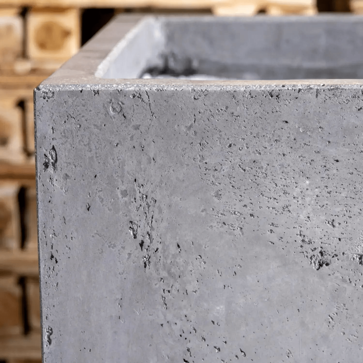 Cubrosa Onyx Dusk - 40cm Large Concrete Square Planter for Modern Greenery - plants - express.com