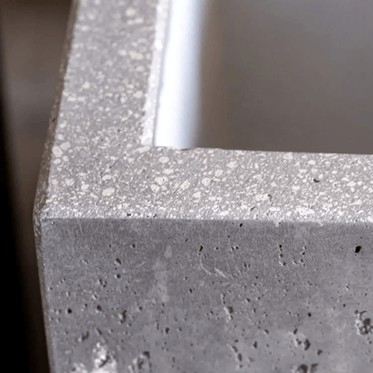 Cubrosa Onyx Dusk - 40cm Large Concrete Square Planter for Modern Greenery - plants - express.com