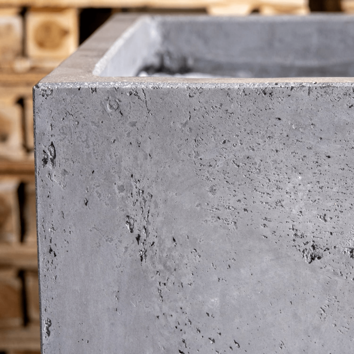 Cubrosa Onyx Dusk: 70cm Extra Large Concrete Square Planter for Modern Design - plants - express.com