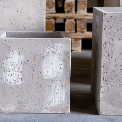 Cubrosa Truffle XXL Square Concrete Planter - 782L for Bold Outdoor Displays - plants - express.com