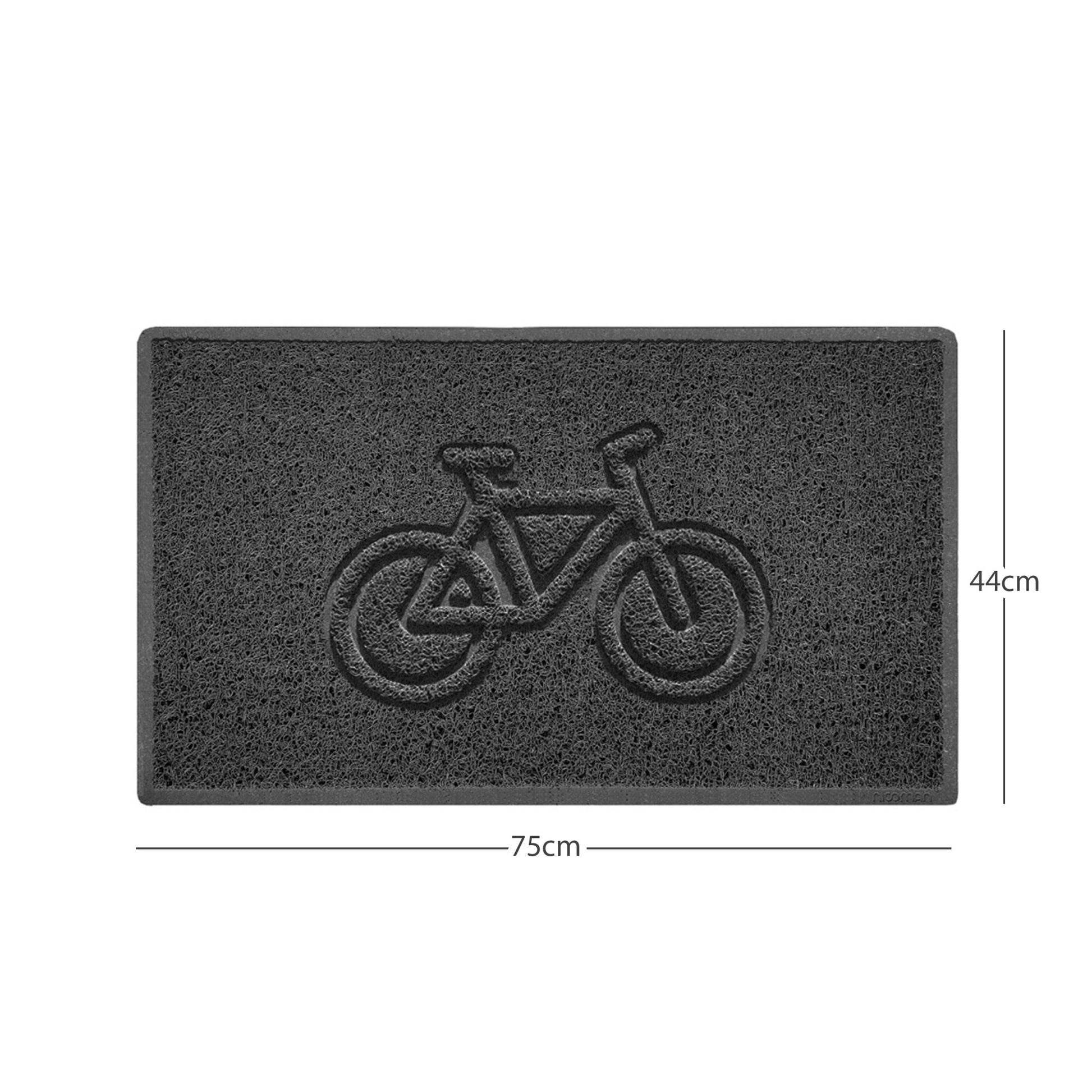 "Cycle" Grey Spaghetti Doormat - plants - express.com