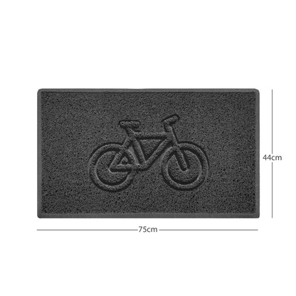 "Cycle" Grey Spaghetti Doormat - plants - express.com