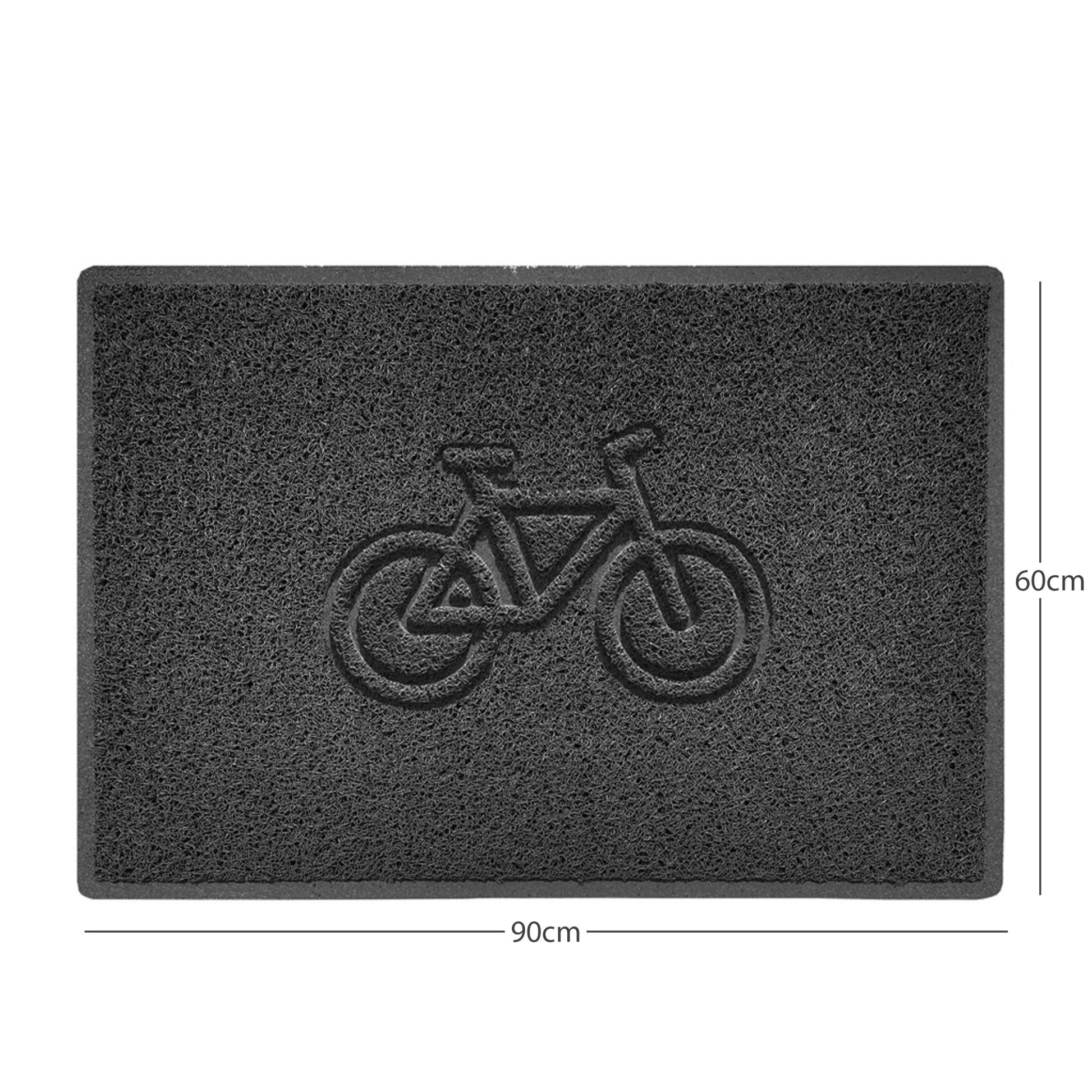 "Cycle" Grey Spaghetti Doormat - plants - express.com