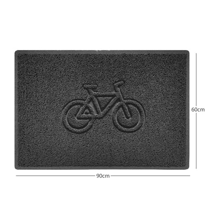 "Cycle" Grey Spaghetti Doormat - plants - express.com