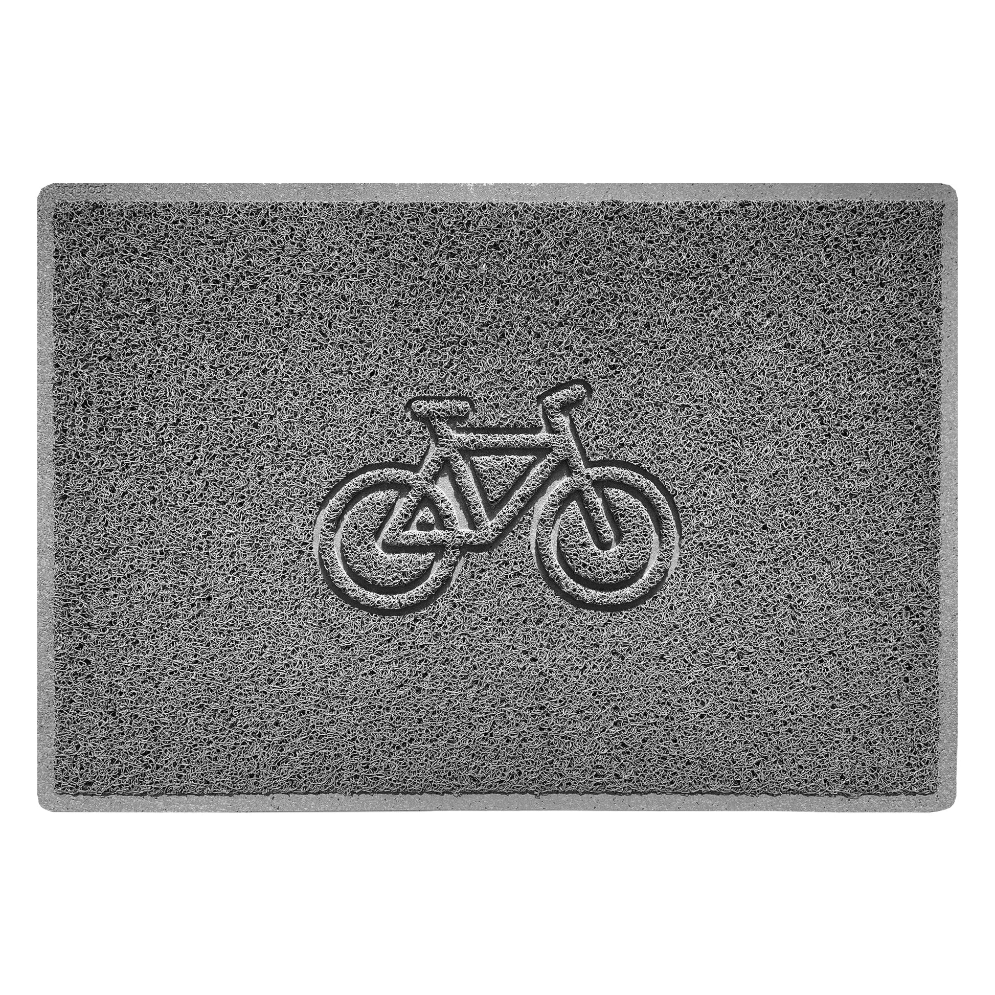 "Cycle" Grey Spaghetti Doormat - plants - express.com