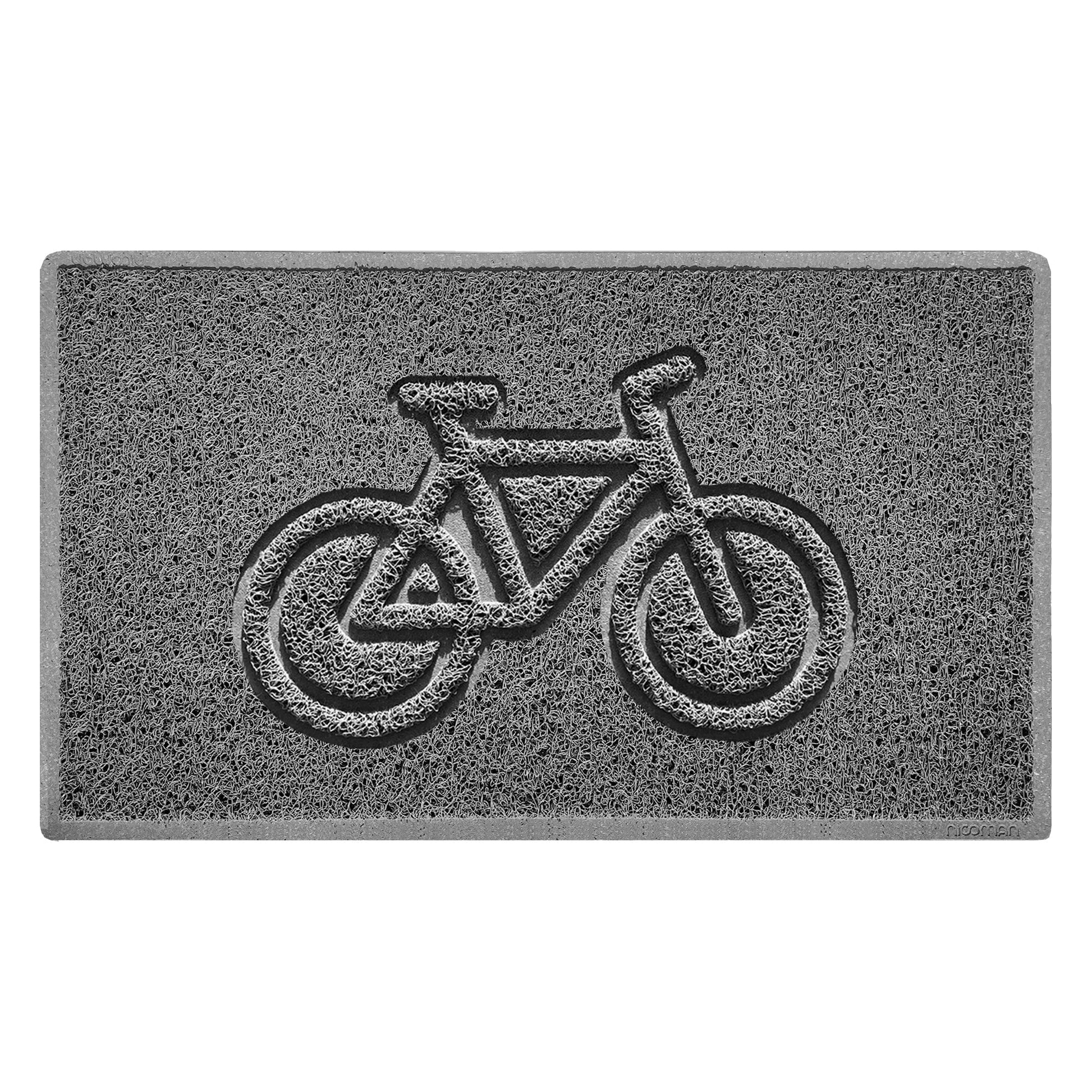 "Cycle" Grey Spaghetti Doormat - plants - express.com