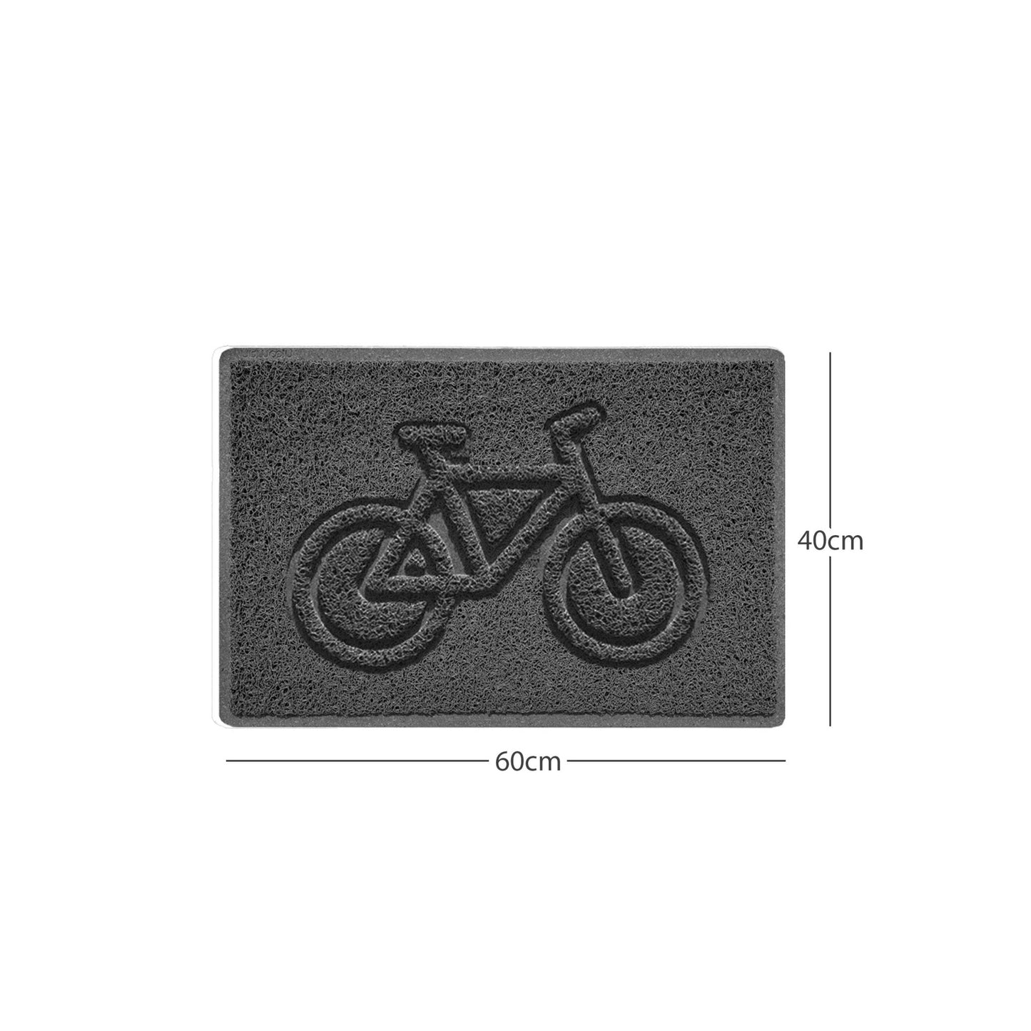 "Cycle" Grey Spaghetti Doormat - plants - express.com