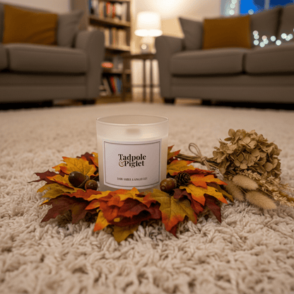 Dark Amber & Ginger Lily Scented Candle - plants - express.com