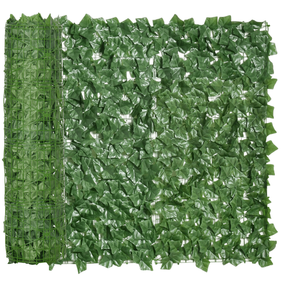 Dark Green Artificial Leaf Screen Panel - Realistic Foliage Privacy Screen - plants - express.com