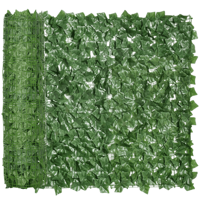Dark Green Artificial Leaf Screen Panel - Realistic Foliage Privacy Screen - plants - express.com