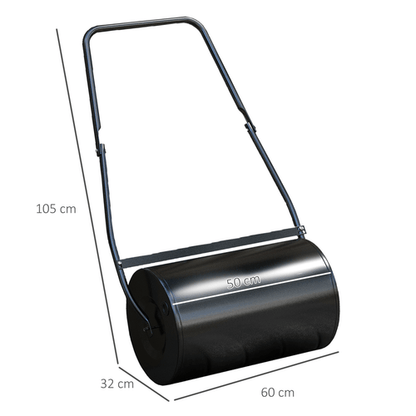 Durhand 38L Steel Lawn Roller - Adjustable Weight for Perfectly Flattened Grass! - plants - express.com