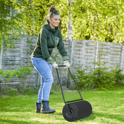 Durhand 38L Steel Lawn Roller - Adjustable Weight for Perfectly Flattened Grass! - plants - express.com