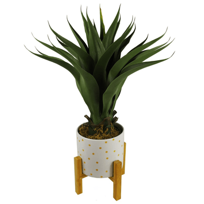 Elegance Unleashed: 55cm Lifelike Artificial Yucca Plant for Stunning Decor - plants - express.com
