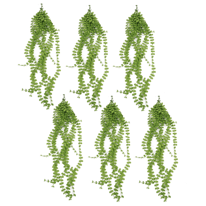 Elegance Unleashed: 6 - Pack UV & Fire Resistant 92cm Pearl String Plants - plants - express.com