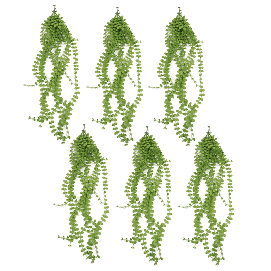 Elegance Unleashed: 6 - Pack UV & Fire Resistant 92cm Pearl String Plants - plants - express.com