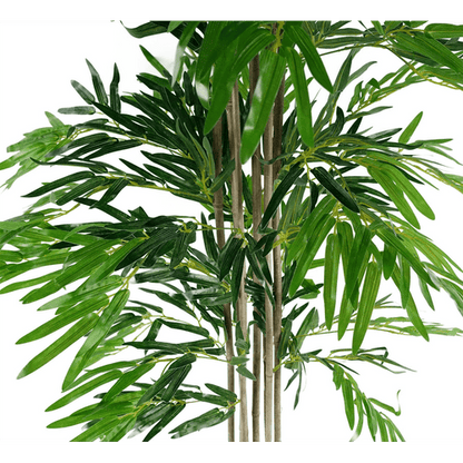 Elegance Unleashed: 6ft Lifelike Artificial Bamboo Tree in Sleek Pot - plants - express.com