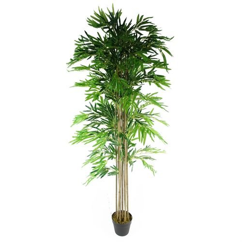 Elegance Unleashed: 6ft Lifelike Artificial Bamboo Tree in Sleek Pot - plants - express.com