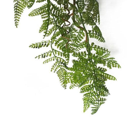 Elegant 100cm Artificial Hanging Maidenhair Fern - Lush Dark Green Beauty! - plants - express.com
