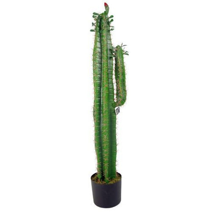 Elegant 110cm Premium Artificial Cactus in Weighted Pot - Leaf Design - plants - express.com