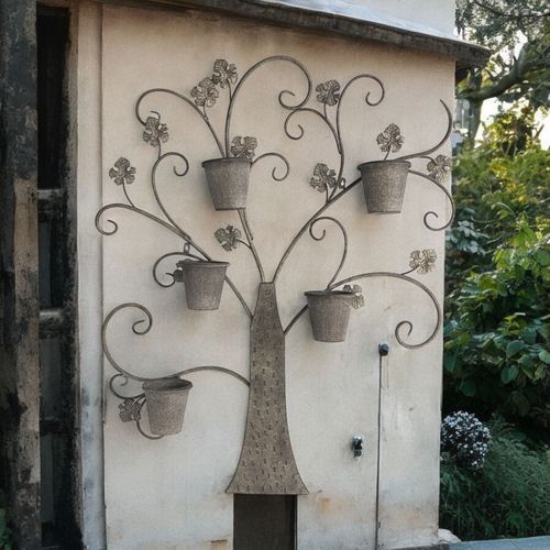 Elegant 120CM Tree of Life Metal Wall Planter - Transform Your Space! - plants - express.com