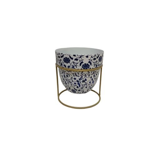 Elegant 13CM Iron Planter on Stand - Durable & Stylish Home Décor - plants - express.com