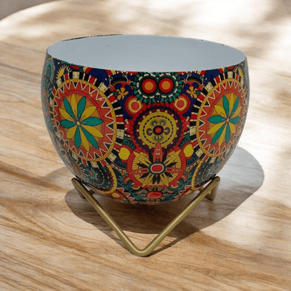 Elegant 13CM Iron Planter on Stand - Durable & Stylish Indoor Décor - plants - express.com