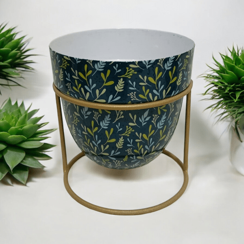 Elegant 13CM Iron Planter on Stand - Durable & Stylish Plant Display - plants - express.com