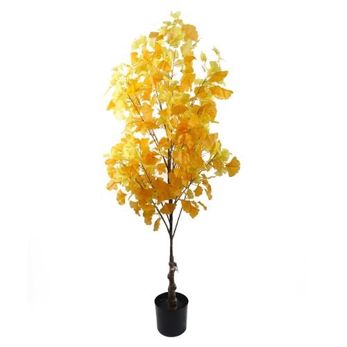 Elegant 150cm Artificial Yellow Ginkgo Tree with 510 Lush, Realistic Leaves - plants - express.com