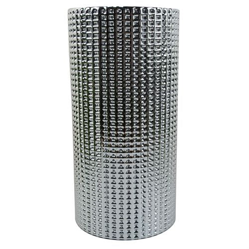 Elegant 30cm Silver Dot Glass Vase for Stunning Floral Displays - plants - express.com
