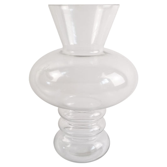 Elegant 35cm Bubble Glass Vase - Perfect for Real & Artificial Flowers - plants - express.com