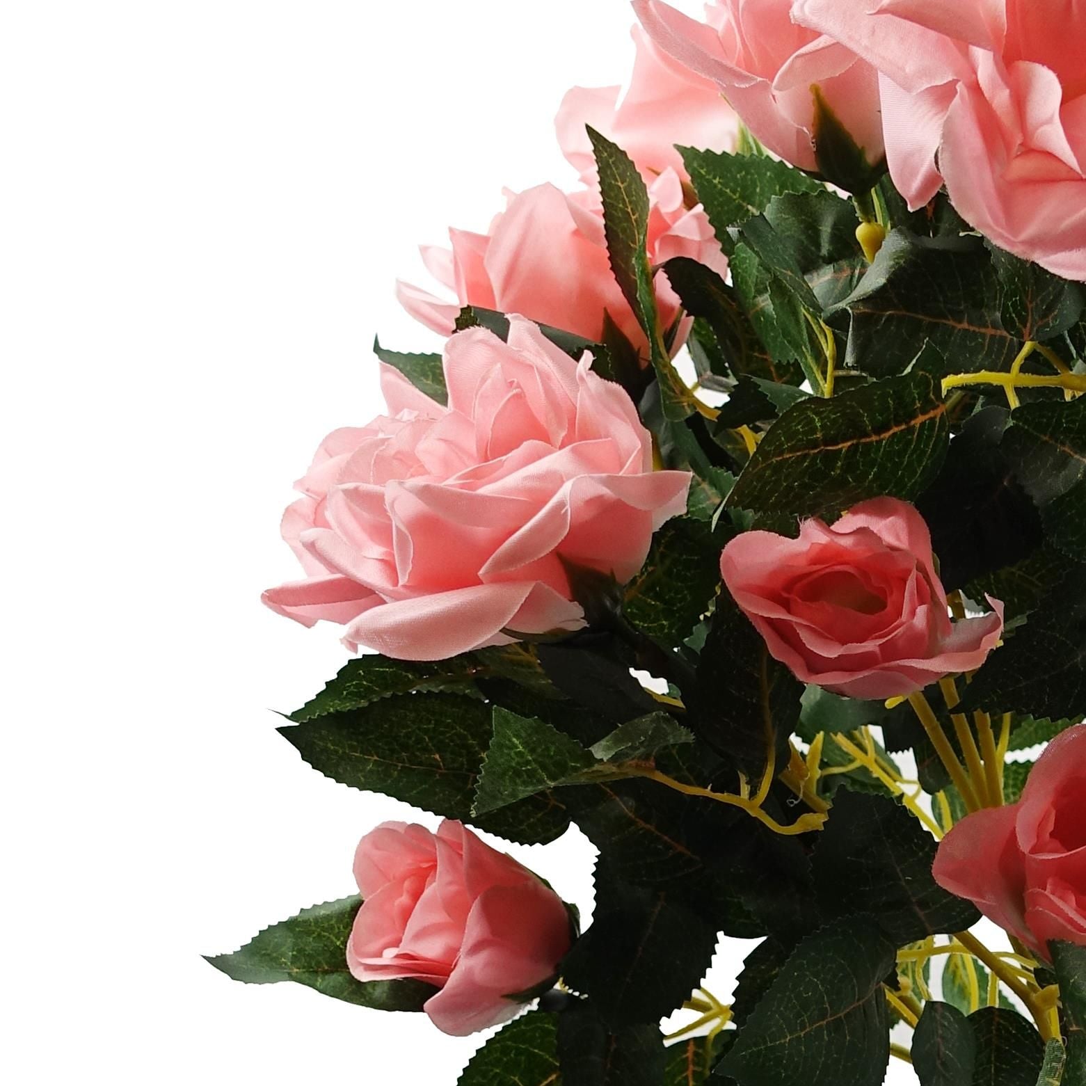 Elegant 3ft Artificial Pink Rose Tree - Perfect for Weddings & Events - plants - express.com