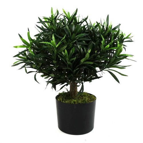 Elegant 40cm Artificial Podocarpus Bush - Lush Leaves, Realistic Design! - plants - express.com