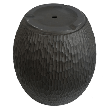 Elegant 43cm Inoke Large Grey Composite Planter - Rustic Charm for Any Space - plants - express.com